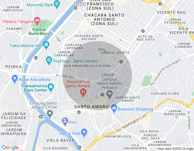Imóvel no mapa