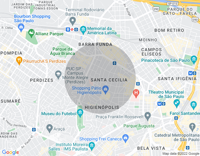 Imóvel no mapa