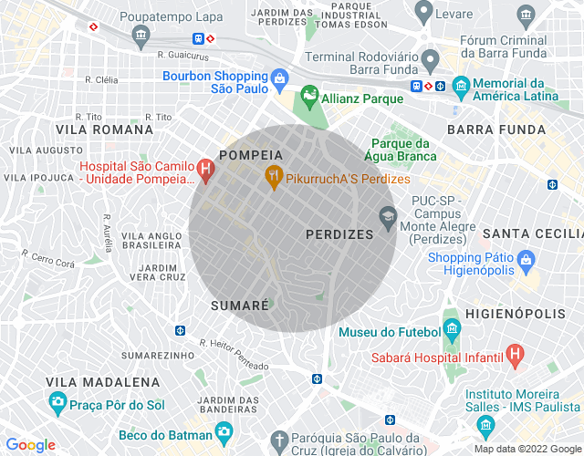 Imóvel no mapa
