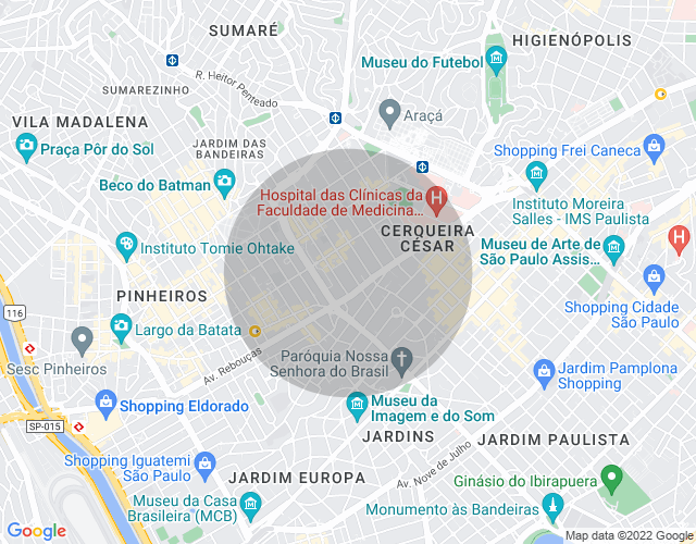 Imóvel no mapa