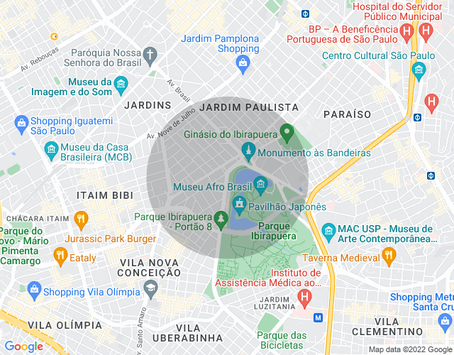 Imóvel no mapa