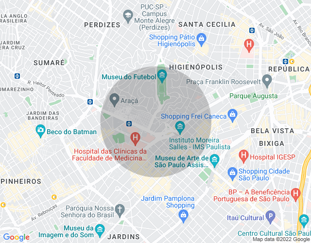 Imóvel no mapa