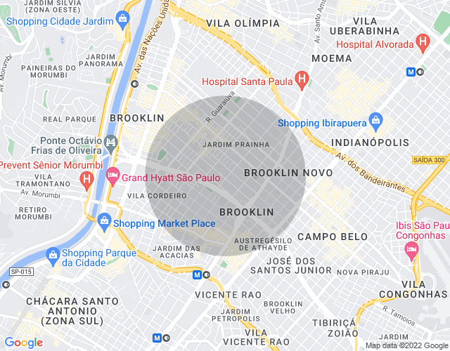 Imóvel no mapa