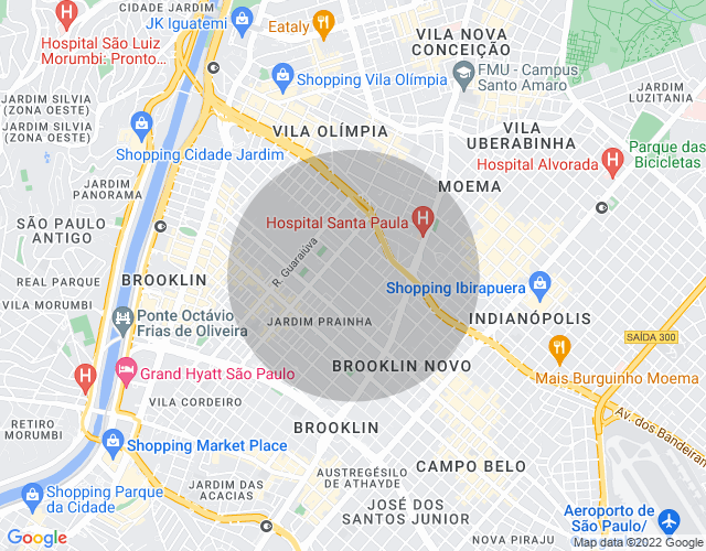 Imóvel no mapa