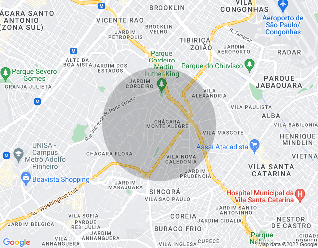 Imóvel no mapa