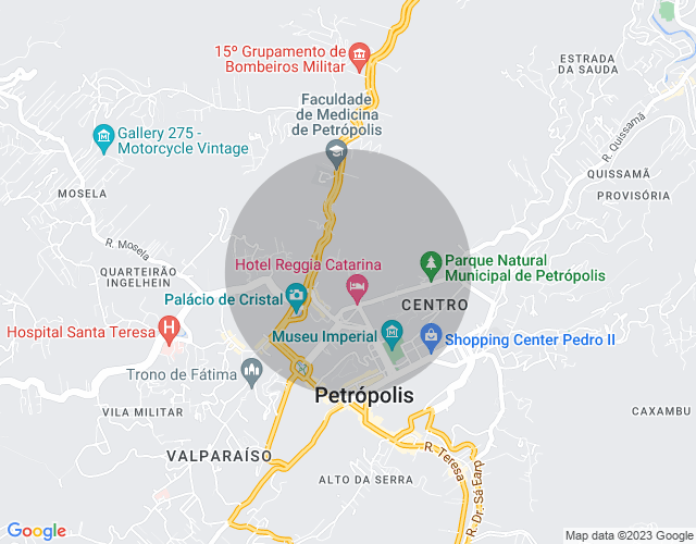 Imóvel no mapa