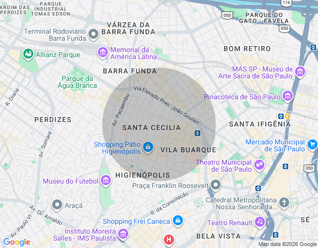 Imóvel no mapa