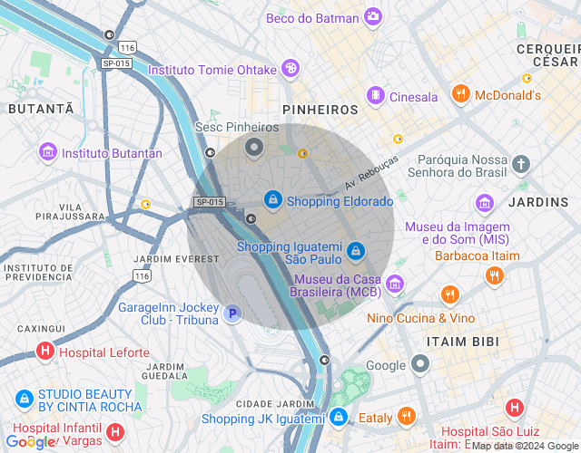 Imóvel no mapa