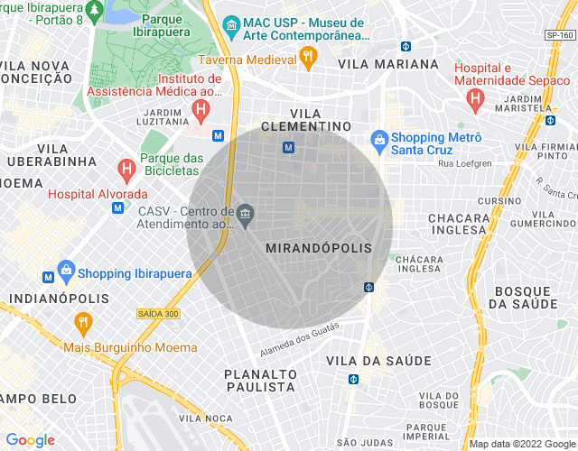 Imóvel no mapa