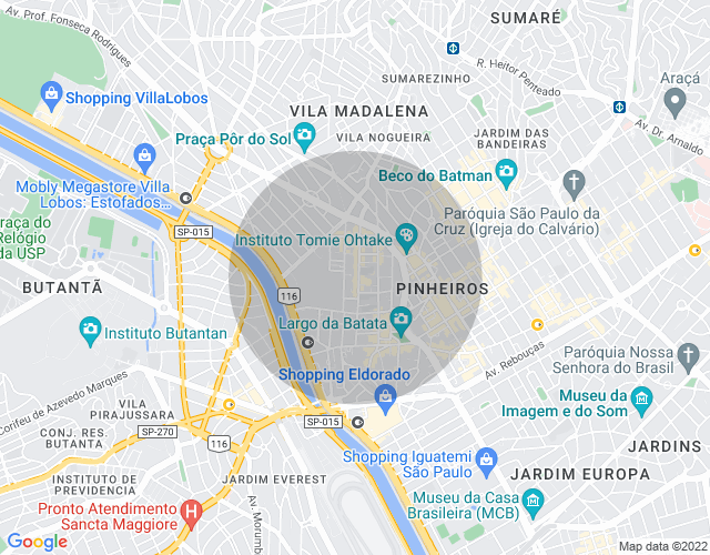 Imóvel no mapa
