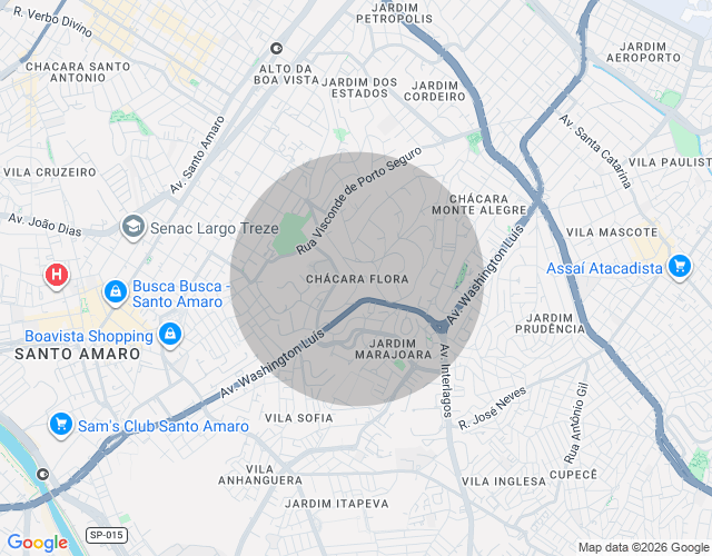 Imóvel no mapa