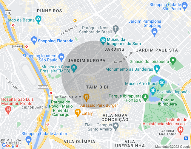 Imóvel no mapa