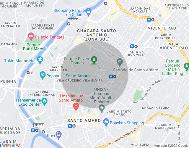 Imóvel no mapa