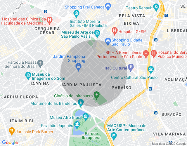 Imóvel no mapa