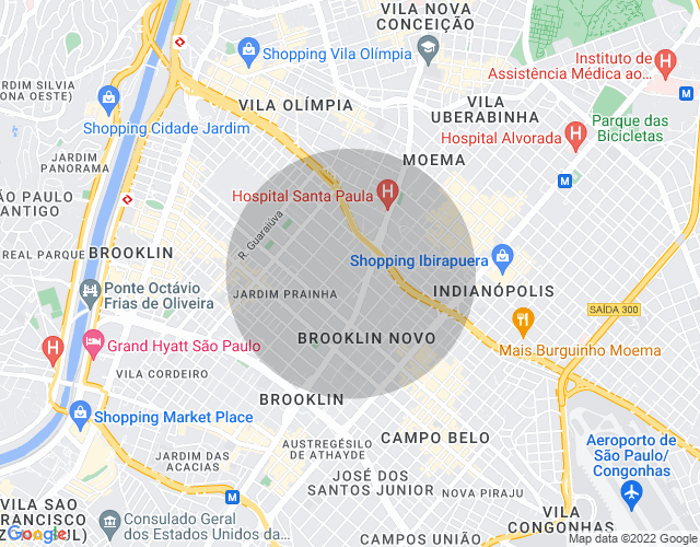 Imóvel no mapa