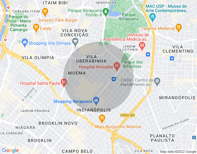 Imóvel no mapa