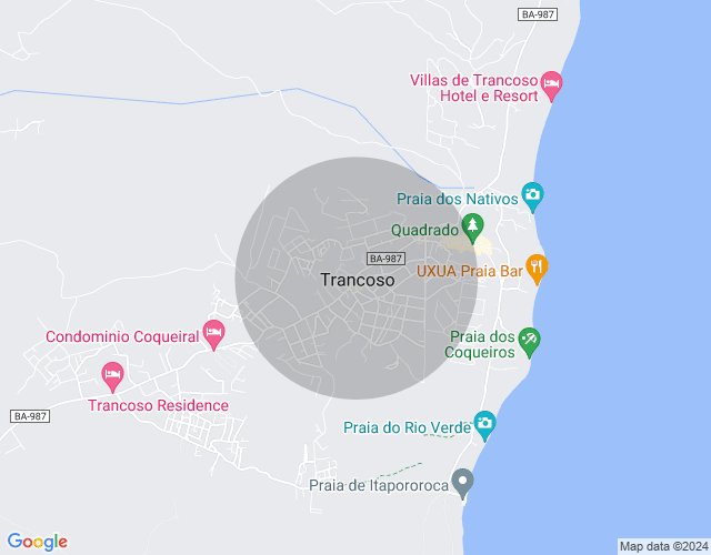 Imóvel no mapa