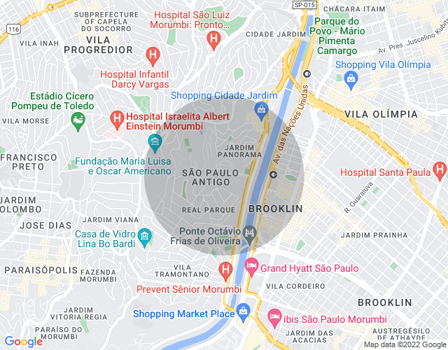 Imóvel no mapa