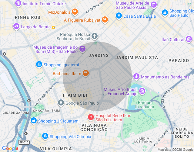 Imóvel no mapa