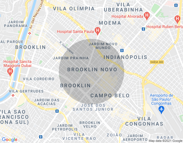 Imóvel no mapa