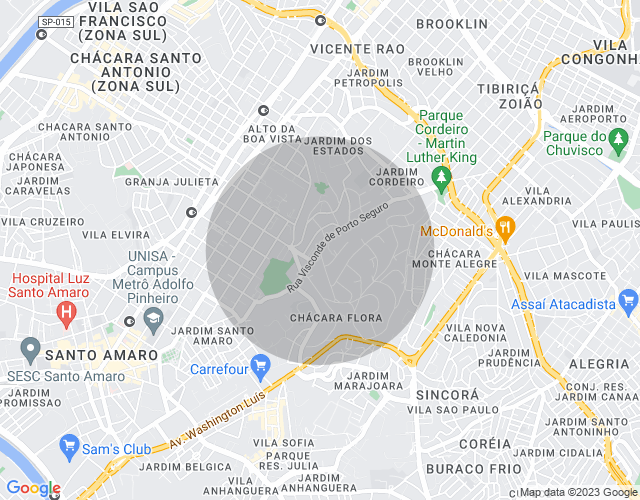 Imóvel no mapa