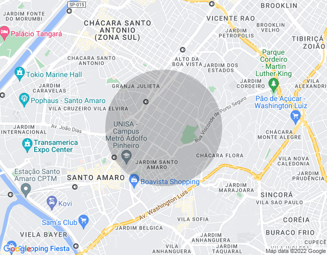 Imóvel no mapa