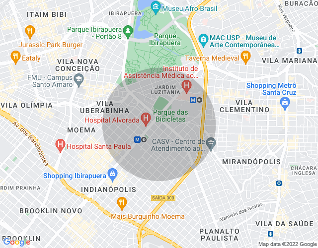 Imóvel no mapa