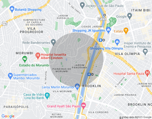 Imóvel no mapa