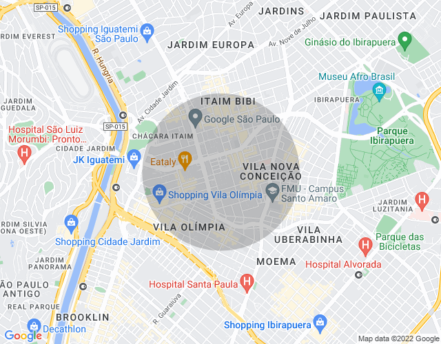 Imóvel no mapa