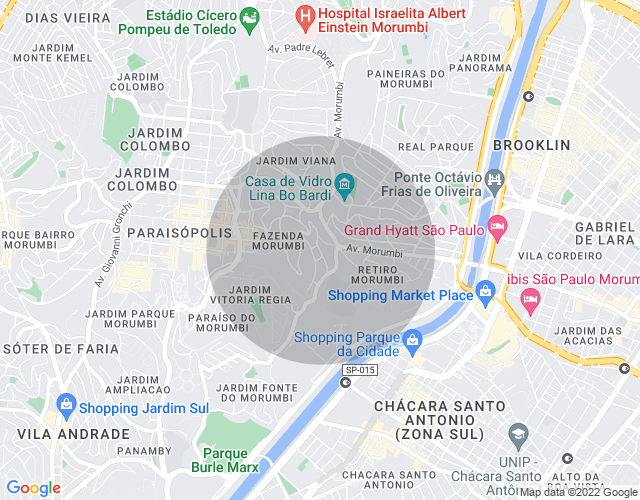 Imóvel no mapa