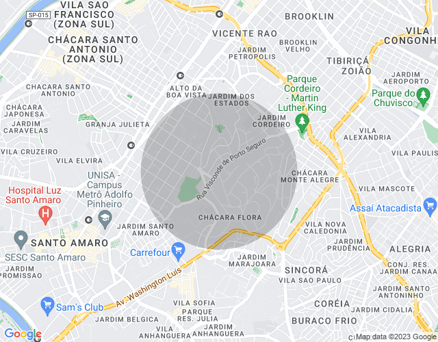 Imóvel no mapa