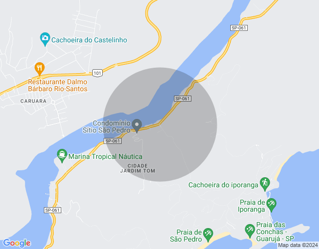 Imóvel no mapa