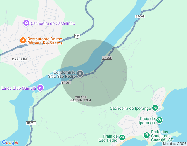 Imóvel no mapa