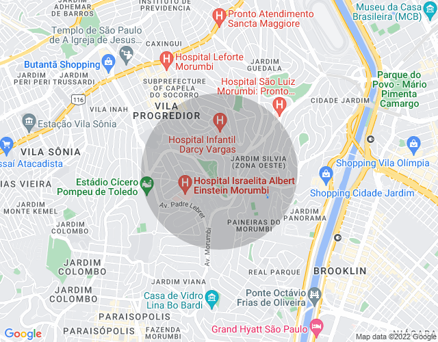 Imóvel no mapa