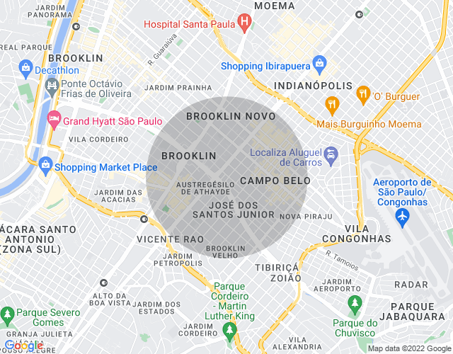 Imóvel no mapa
