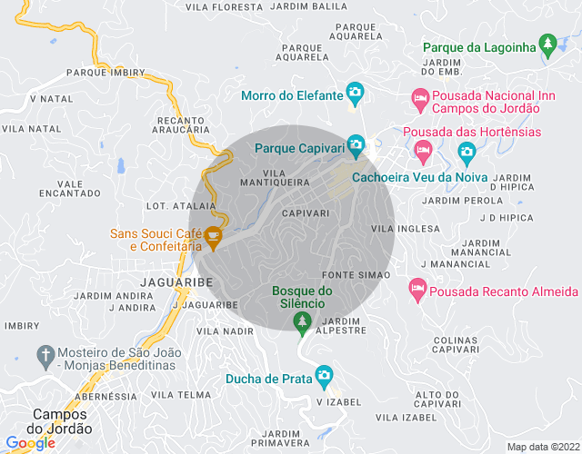 Imóvel no mapa