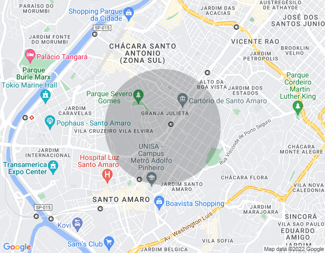 Imóvel no mapa