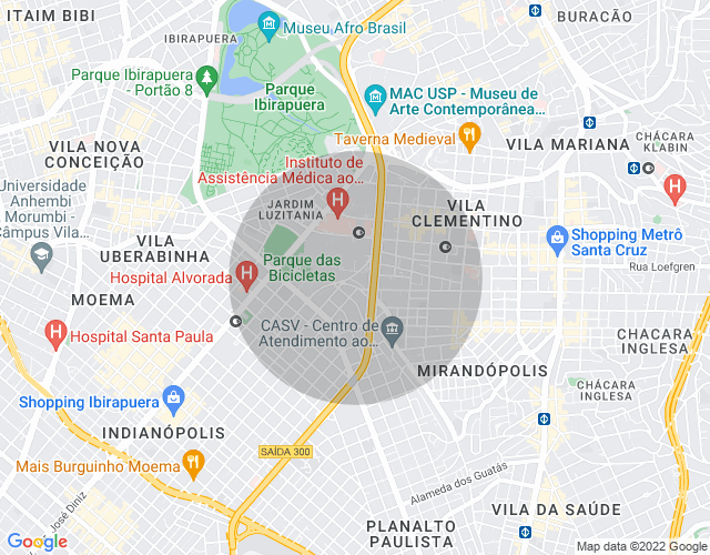Imóvel no mapa