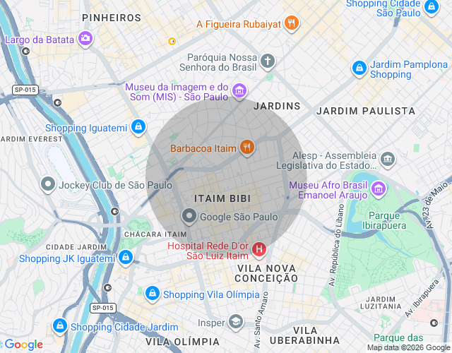 Imóvel no mapa