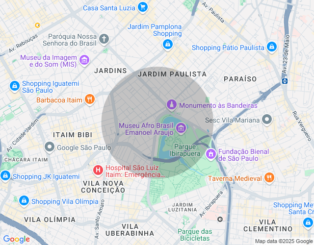 Imóvel no mapa