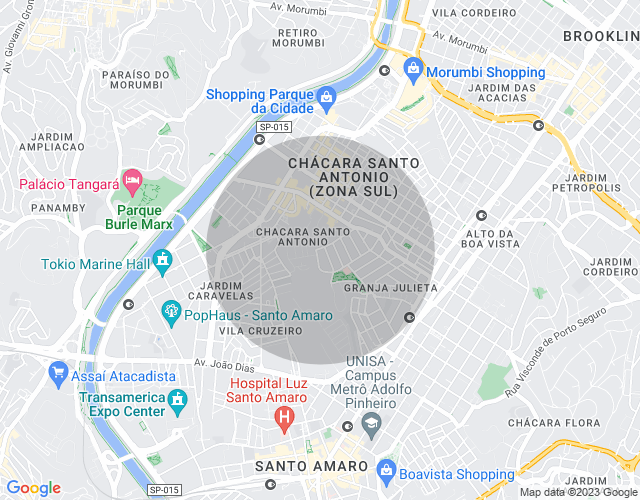 Imóvel no mapa