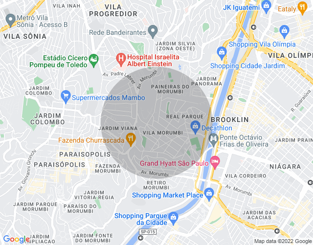 Imóvel no mapa