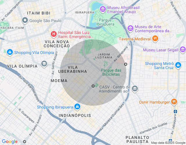Imóvel no mapa
