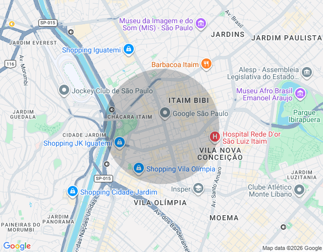 Imóvel no mapa