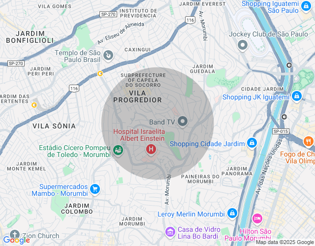 Imóvel no mapa