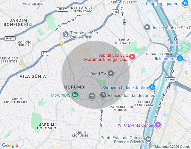 Imóvel no mapa