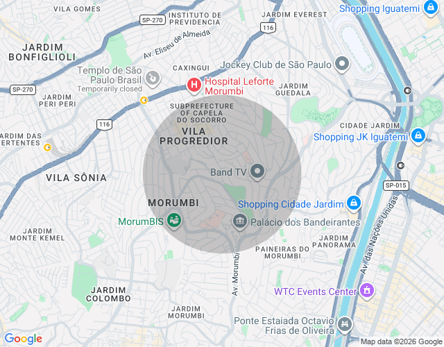 Imóvel no mapa