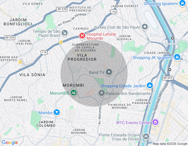 Imóvel no mapa