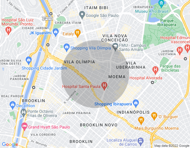Imóvel no mapa