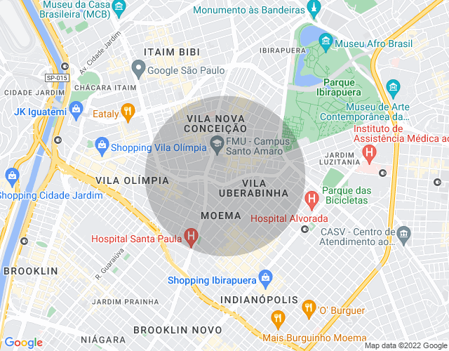 Imóvel no mapa